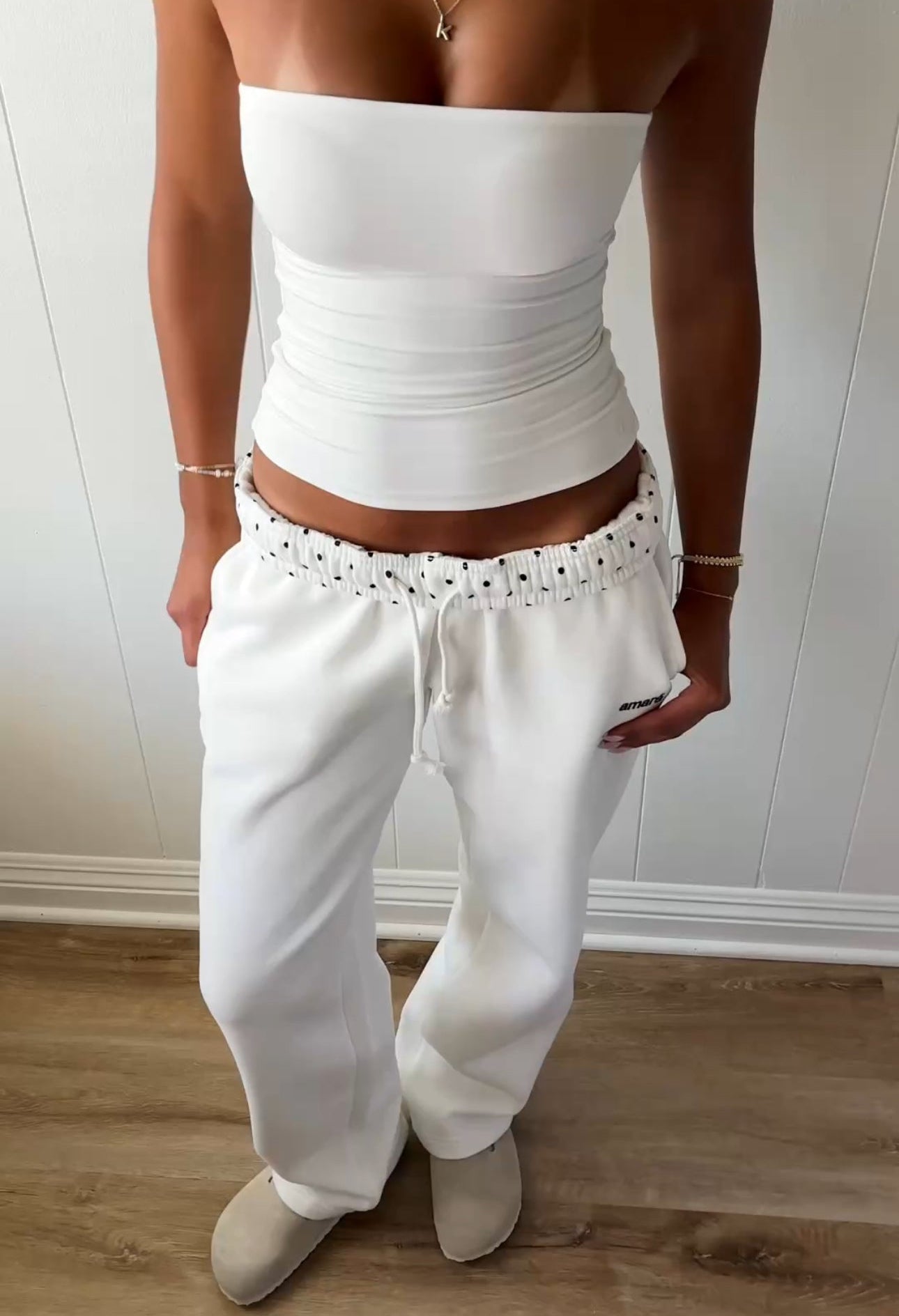 POLKA DOT BOTTOMS (SOFT WHITE)