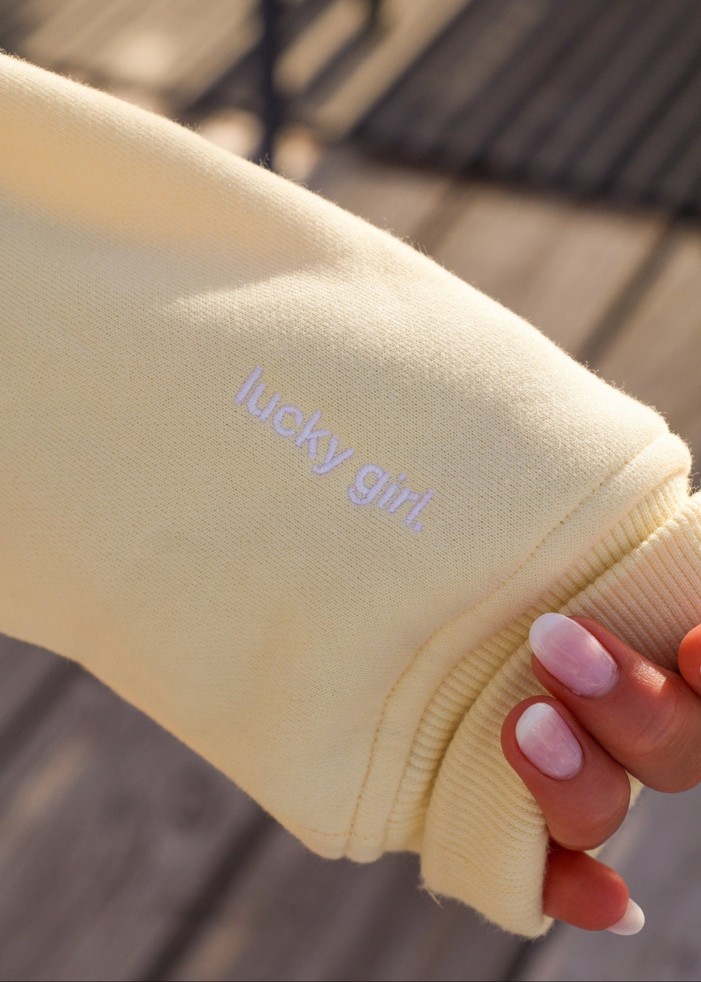 LUCKY GIRL. HOODIE (BANANA YELLOW)