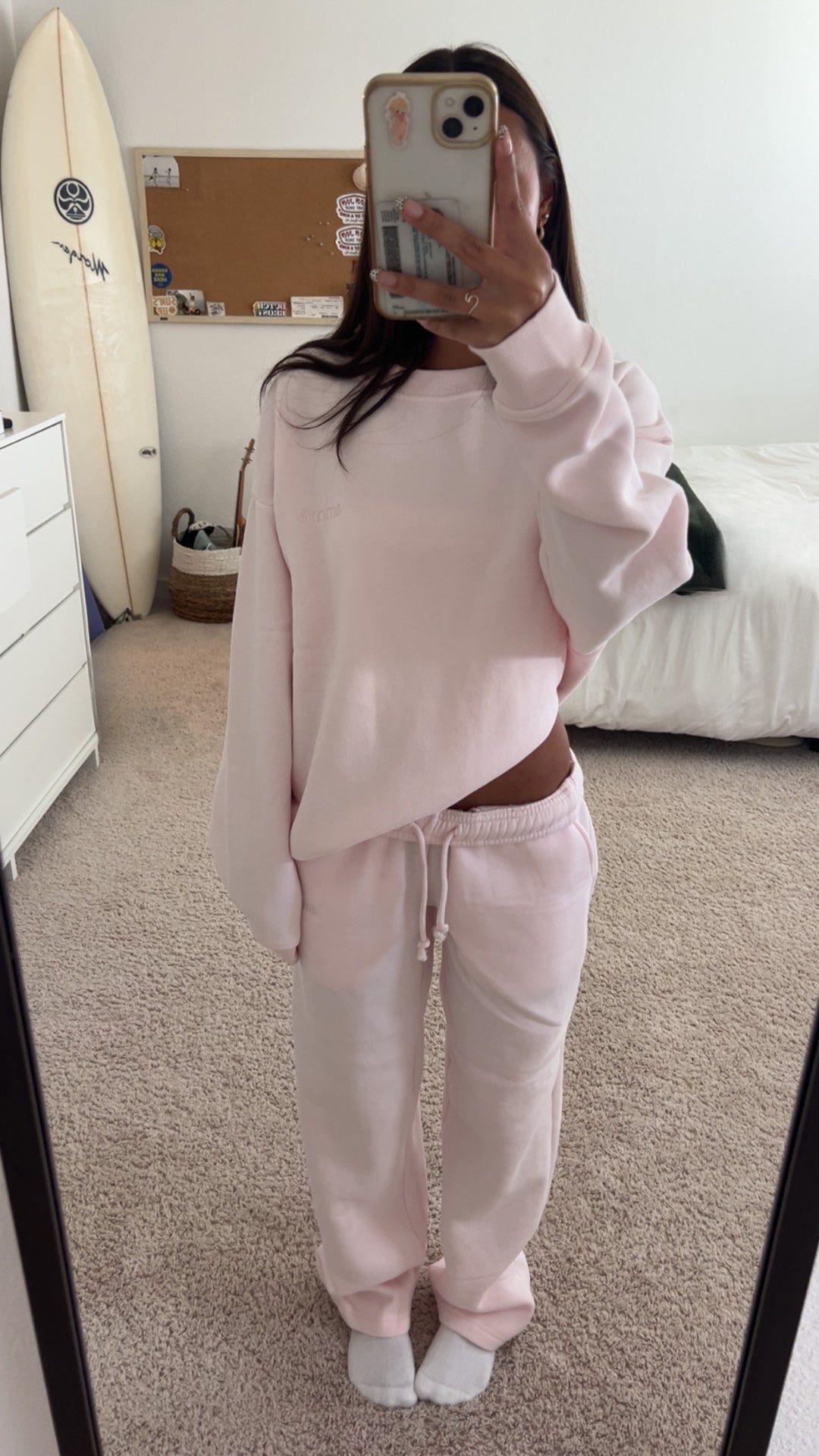 Classic Crewneck (shell pink)