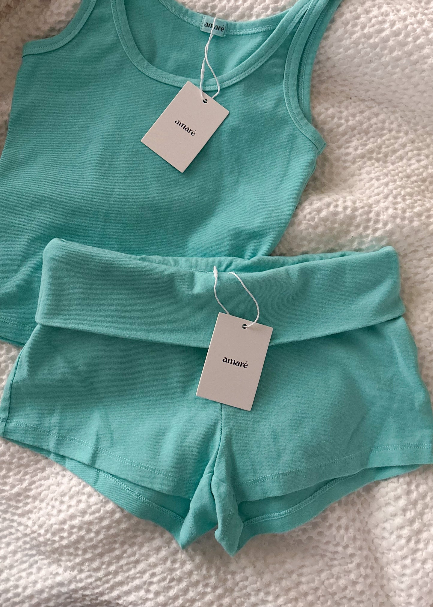CLARA SHORTS (AQUA TEAL)
