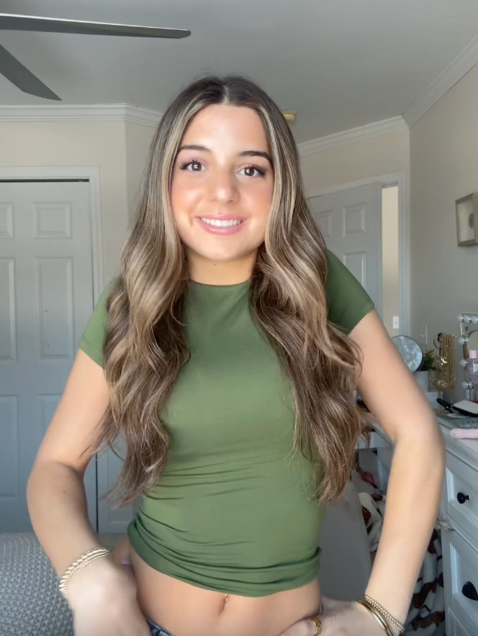 Bamboo Faye top (matcha)