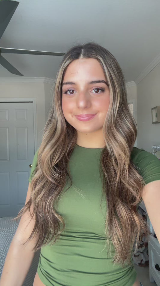 Bamboo Faye top (matcha)